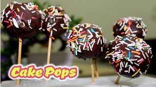 How to make Cake PopsEasy Cake PopsChocolate Cake Pops  Recipe  53 [upl. by Kirred285]