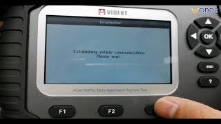 Vident iAuto702 Pro Reset EPB for Mercedes Benz E200L 2018UOBD2 [upl. by Sibilla]