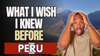 14 Things to Know BEFORE You Visit PERU Lima amp Cusco Peru Travel Guide [upl. by Love]