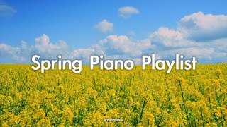 10시간 🌼따뜻한 봄에 어울리는 KPOP PIANO Playlist 🎹ㅣ수면 공부 카페 매장음악 [upl. by Nirehtak]