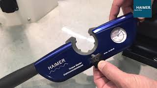 How to clamp ER Collet Chucks with HAIMER Torque Master and correct torque [upl. by Jabin]