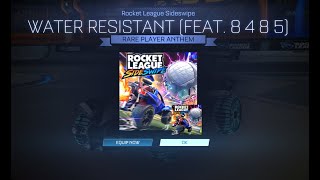 quotWater Resistantquot by Anamanaguchi as a Player Anthem in Rocket League [upl. by Xonk]