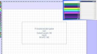 Construcam Übergabe nach WinPCNC mit Direct Mill Auto [upl. by Akinom]