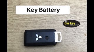 Mitsubishi ASX Proximity Smart Key Battery change HOW TO [upl. by Dorry]