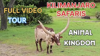 FULL VIDEO TOUR  KILIMANJARO SAFARIS  ANIMAL KINGDOM  Big Brother Journey travel disney [upl. by Iruy]