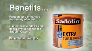 Sadolin Extra Durable Woodstain [upl. by Norej834]