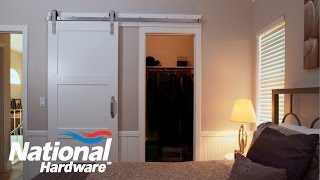 Easy DIY Project  Interior Sliding Door Kit Installation  National Hardware [upl. by Lorain]