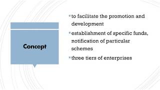 Micro Small And Medium Enterprises Development Act 2006 [upl. by Terrell]