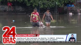 24 Oras Part 3 State of calamity sa Naga City Baha sa Metro Manila DEPED officials atbp [upl. by Acsot719]