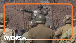 Colorado honors war hero with new monument [upl. by Edison670]