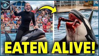 This shocking orca attack stunned a packed audience at OceanWorld  shark encounter [upl. by Oriaj]