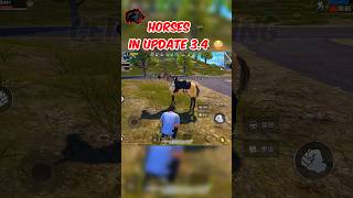 UPDATE 34  Horses in PUBGM 😱 pubg pubgmobile bgmi newupdate [upl. by Roxanna613]