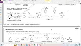 Cumene Phenol Reaction Hock rearrangement and Dakin Reactions [upl. by Solomon]