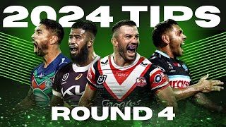 NRL 2024 ROUND 4 TIPS [upl. by Chandler]