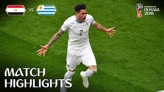 Egypt v Uruguay  2018 FIFA World Cup  Match Highlights [upl. by Leuamme]