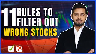 11 rules to “avoid” investment in quotwrong stocksquot  Fundamental Analysis of stocks [upl. by Eniortna]