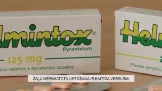 Helmintox efektīvs pretparazītu līdzekliscērmju [upl. by Hairahcaz]