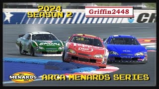 crazy three car battle  iRacing ARCA Menards Series at the Charlotte Roval [upl. by Tutto]