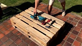 Pallet Loungeset  Quick amp Easy [upl. by Mosnar259]