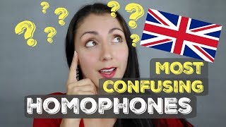 The Most Common amp Confusing HOMOPHONES ENGLISH LESSON [upl. by Auria]