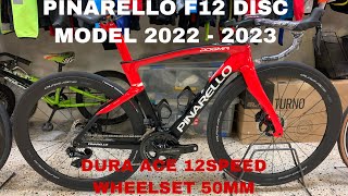 PINARELLO F12 DURA ACE DI2 12SPEED MODEL 2022  2023 [upl. by Aizahs]