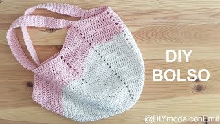 Cómo tejer Bolso fácil a crochet paso a paso [upl. by Genisia]