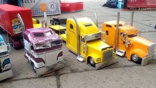 Camiones y Trailers Presentes en el 4° Aniversario de Minimaquetas [upl. by Brenza]