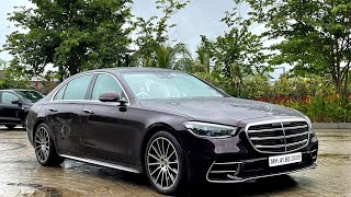 2021 Mercedes Benz SClass W223 S400d Rubellite Red ONLY 5 IN INDIA [upl. by Walls]