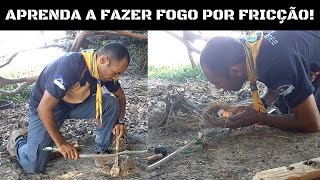 APRENDA A FAZER FOGO POR FRICÇÃO BOW DRILLARCO E BROCA [upl. by Ynittirb269]