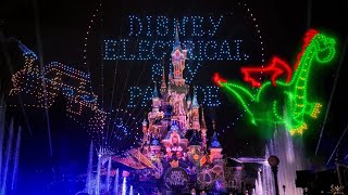 Disney Electrical Sky Parade  Drone Show  Disneyland Paris Premiere  2024 [upl. by Trygve231]