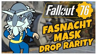 HOW RARE IS EACH FASNACHT MASK  Fallout 76 [upl. by Ricky]