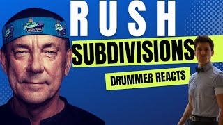 RUSH  SUBDIVISIONS  DRUMMER REACTS [upl. by Sharai]