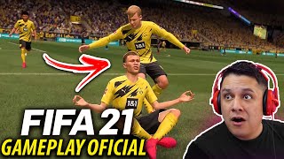 FIFA 21  PRIMEIRO GAMEPLAY OFICIAL 😱🔥 [upl. by Ollopa]