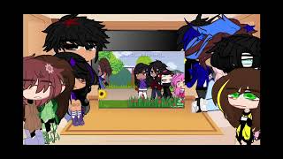 Aphmau SMP react to them ￼pt2  last part🎆Gacha [upl. by Yenattirb932]