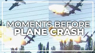 Surveillance video shows moments before Oregon plane crash [upl. by Anade]