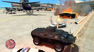 GTA 4 TBOGT APC Tank Rampage  5 [upl. by Dnomaid]