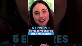 ❌ No hagas esto en tu campaña de email marketing shorts marketingdigital tipsdemarketing [upl. by Cornell]