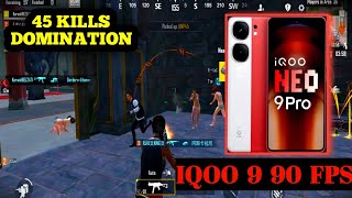 45 KILL DOMINATION  IQOO NEO 9 PRO 5G BGMI TEST 2024  BGMI GAMEPLAY  IQOO 12 PRO  IQOO 13 [upl. by Adest]