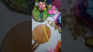 DIY easy clay craft views diy clayartidea ytshorts clayart clay clayvideos [upl. by Post]