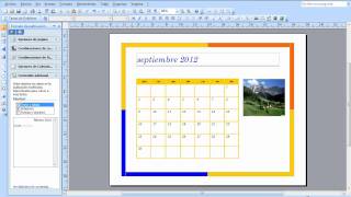 Tutorial para crear un calendario en Publisher [upl. by Drandell]