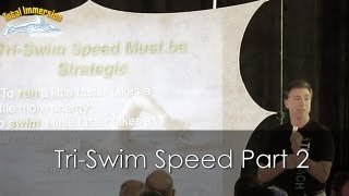 TI Swimming Faster Presentation Part 2  TriSwim Speed Like Nothing Else [upl. by Cranston]