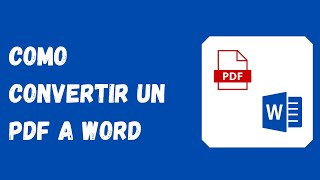 🔵 Como convertir un PDF a Word super fácil 💻 2023 [upl. by Ybur]