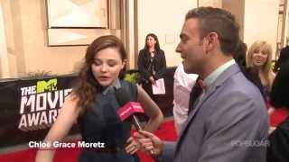 Chloë Grace Moretz  MTV Movie Awards 2013  Popsugar Interview [upl. by Retrop]