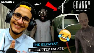 Greatest Helicopter Escape in Granny Chapter 2 Season 2 [upl. by Eilatan]