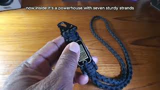 Heavy Duty Paracord Lanyard Review [upl. by Amiel]