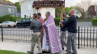 Holy Friday Procession At St Basils Orthodox Church 5324 [upl. by Rosemonde]