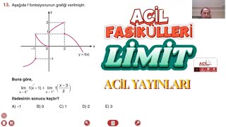 LİMİT YENİ NESİL SORU ÇÖZÜMÜ AYT MATEMATİK ACİL FASİKÜLLERİ [upl. by Atnohsal811]