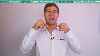 Review  Phonak Audéo Marvel M312T Bluetooth hearing aid [upl. by Canfield665]