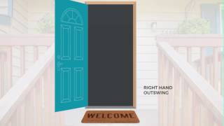 Right Hand Outswing Door [upl. by Yenruogis]