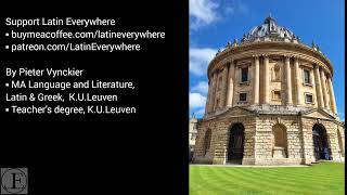 Latin inscription Bodleian Library Oxford [upl. by Yltneb]